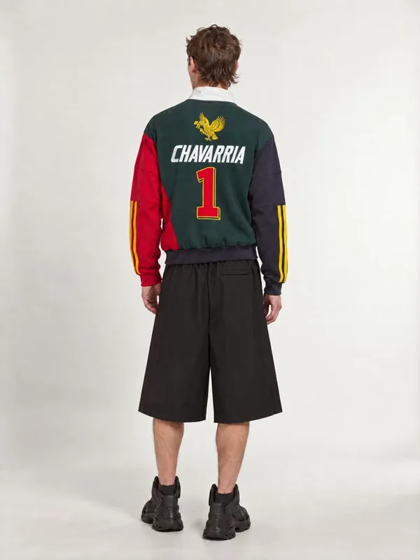 Corrected back view: eagle, name and number 1 restored, plain shorts back